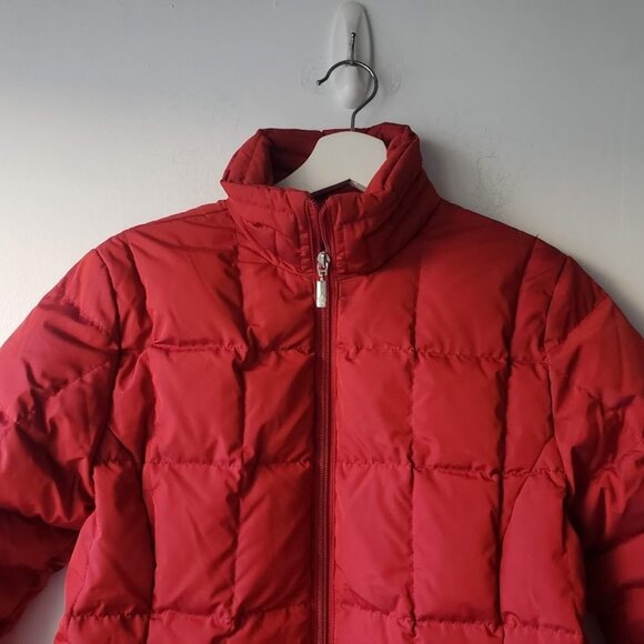 Vintage Moncler Red Square Quilted Puffer Jacket Coat - Picture 6 of 11